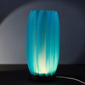 Kanatlı Bambu LED Lamba(mavi)3